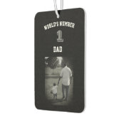 カスタムフォト世界一パパおじいちゃん カーエアーフレッシュナー (左)