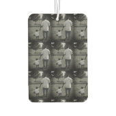 カスタムフォト世界一パパおじいちゃん カーエアーフレッシュナー (裏面)