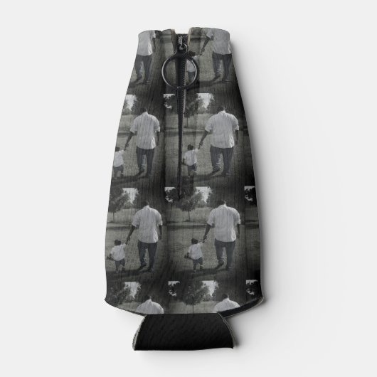 カスタムフォト世界第1位パパおじさん ボトルクーラー (裏面)