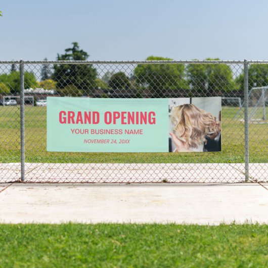 カスタムフォト事業グランドオープニングマーケティング 横断幕 (インサイチュ)