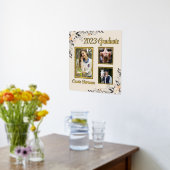カスタムフォト卒業記念フォイルプリント 箔ポスター (レイダウン (キッチン))