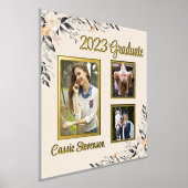 カスタムフォト卒業記念フォイルプリント 箔ポスター (レイダウン)
