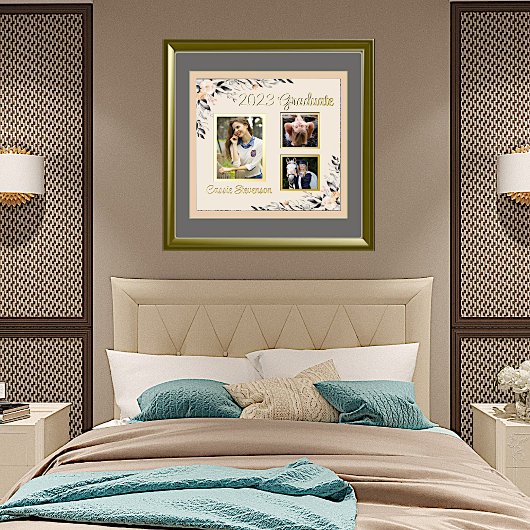 カスタムフォト卒業記念フォイルプリント 箔ポスター