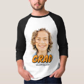 カスタムフォト卒業記念 名前入り Tシャツ (正面)