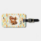 カスタムフォト口ひげパターン3 ラゲッジタグ (正面横)