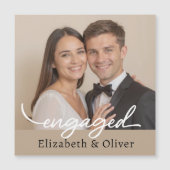 カスタムフォト名婚約スクリプモダント (正面)