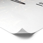 カスタムフォト婚約ウェルカムサイン&デジタルファイル ポスター (角)