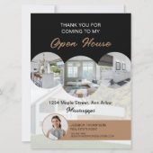 カスタムフォト実在エテートオープンハウスサンキューカード 招待状 (正面)