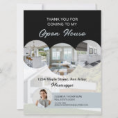 カスタムフォト実在エテートオープンハウスサンキューカード 招待状 (正面)
