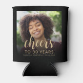 カスタムフォト応援30歳の誕生日パーティー 缶クーラー (正面)