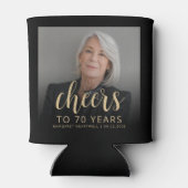 カスタムフォト応援70th誕生日パーティー 缶クーラー (裏面)