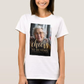 カスタムフォト応援80th誕生日パーティー トライブレンドＴシャツ (正面)