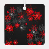 カスタムフォト文字が初めてのクリスマスを結合 メタルオーナメント (裏面)