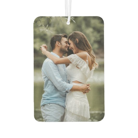 カスタムフォト文字エアフレッシュナーズユアオザデザイン カーエアーフレッシュナー (裏面)