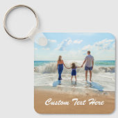 カスタムフォト文字キーチェインあなたのデザイン最高のファミリ キーホルダー (正面)