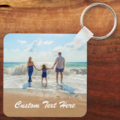 カスタムフォト文字キーチェインあなたのデザイン最高のファミリ キーホルダー (裏面)