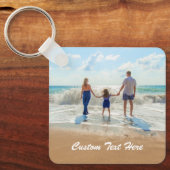 カスタムフォト文字キーチェインの写真お気に入りの数 キーホルダー (正面)