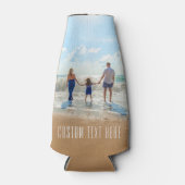 カスタムフォト文字クールボトルお使いのフォトデザイン ボトルクーラー (正面)