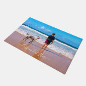 カスタムフォト文字デザイン – 愛するペット ドアマット (アングル)