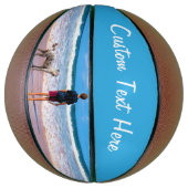 カスタムフォト文字バスケットボールあなたのデザインとペット バスケットボール (縦)