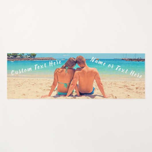 カスタムフォト文字ヨガマットユアサマーデザイン ヨガマット (正面(横))