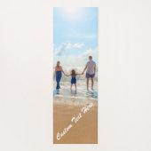 カスタムフォト文字ヨガマット – ユニークお使いのデザイン ヨガマット (裏面)