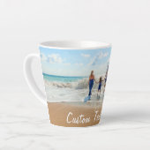 カスタムフォト文字ラテMug Your Photosデザイン カフェラテマグ (左アングル)