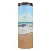 カスタムフォト文字名Thermal Tumblerあなたの写真 タンブラー (裏面)