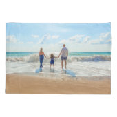 カスタムフォト枕ケース自分のデザイン 枕カバー (裏面)