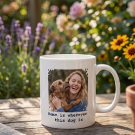 カスタムフォト犬マグカップ、愛犬と一緒ならどこでもホーム コーヒーマグカップ