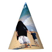 カスタムフォト紙パーティーハットあなたの写真と文字 パーティーハット (正面)