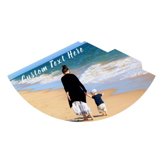 カスタムフォト紙パーティーハットあなたの写真と文字 パーティーハット (正面)