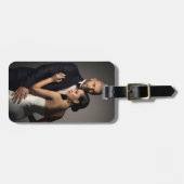 カスタムフォト結婚のポートレート ラゲッジタグ (正面横)