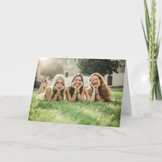 カスタムフォト誕生日カード カード (正面)