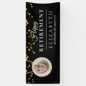 カスタムフォト退職パーティーバナー 横断幕 (縦)