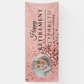 カスタムフォト退職パーティーバナー 横断幕 (縦)