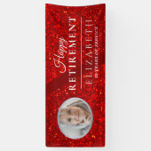 カスタムフォト退職パーティーバナー 横断幕 (縦)