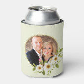 カスタムフォト金ゴールドフローラフレーム 缶クーラー (缶正面)