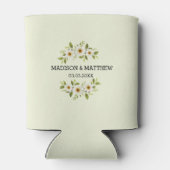 カスタムフォト金ゴールドフローラフレーム 缶クーラー (裏面)