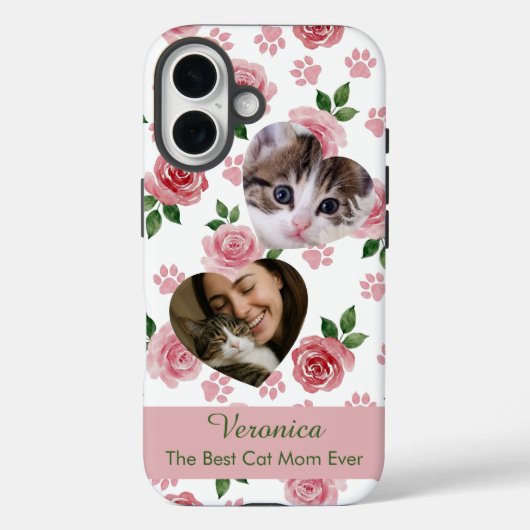 カスタムフォト ねこママ スマホケース Case-Mate iPhoneケース (裏面)