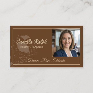 カスタムフォト ウェディングプランナー 名刺