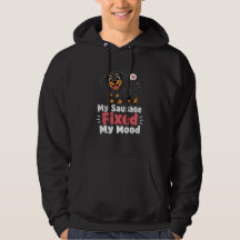 カスタムフォト・ソーセージ・ドッグ・フィックスド・マイ・ムードTシャツ