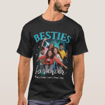 カスタムフォト ベストフレンド ブートレグ ラップ ベストフレンドTシャツ