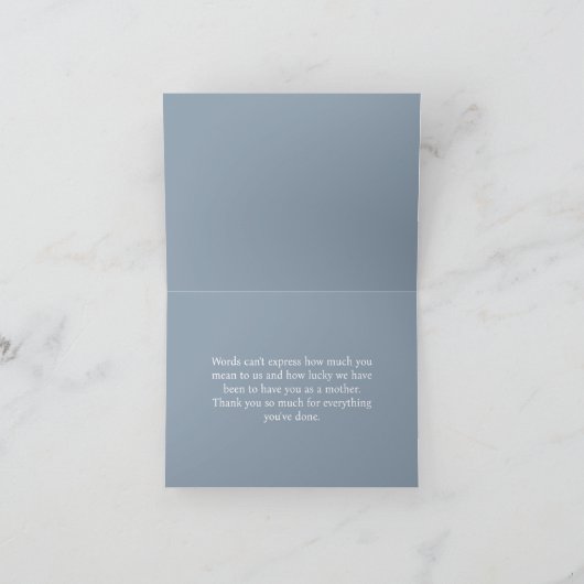 カスタムフォト ママ大好き ブルーマザーズデー シーズンカード (内部)