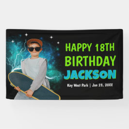カスタムフォト レトロブートレグ ラップ 誕生日 ウェルカム 横断幕