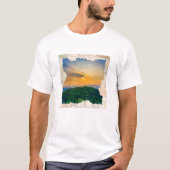 カスタムフォト ヴィンテージ新聞フレーム Tシャツ (正面)