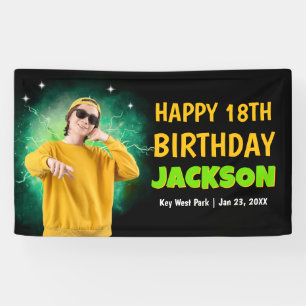 カスタムフォト ヴィンテージ ブートレグ ラップ 誕生日 ウェルカム 横断幕