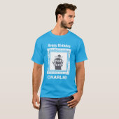 カスタムフォト、文字、カラーシャツ、ジャケット Tシャツ (正面フル)