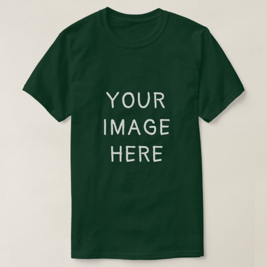 カスタムフォト 深い森のあなたのイメージはこちら Tシャツ (デザイン正面)