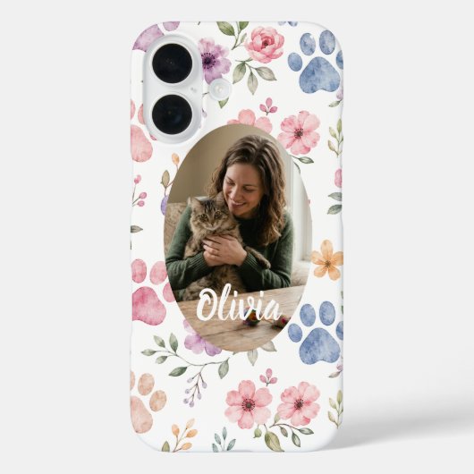 カスタムフォト 猫の母の日 スマホケース Case-Mate iPhoneケース (裏面)